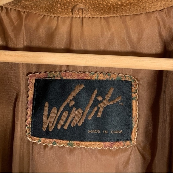 Vintage Winlit Suede Leather Jacket Size Medium - Picture 13 of 14